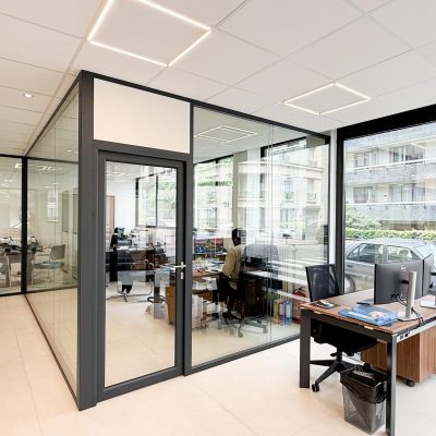 Cloison de bureau bord à bord Paris