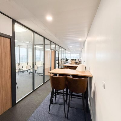 Cloison de bureau vitrée